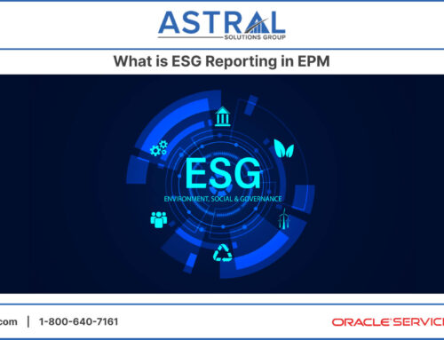 What is ESG Reporting in EPM?