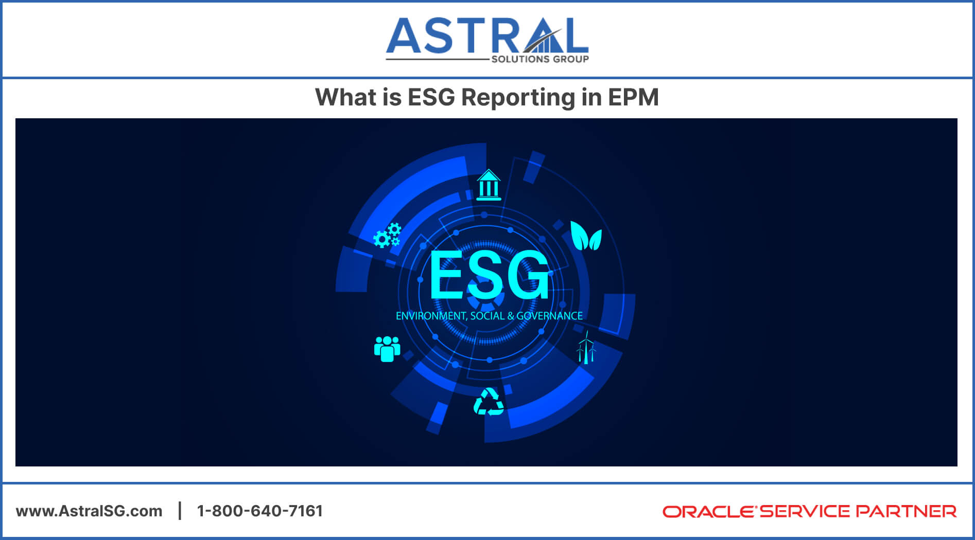 What is ESG Reporting in Enterprise Performance Management (EPM), Key Business Benefits, and it's Powerful Features.
