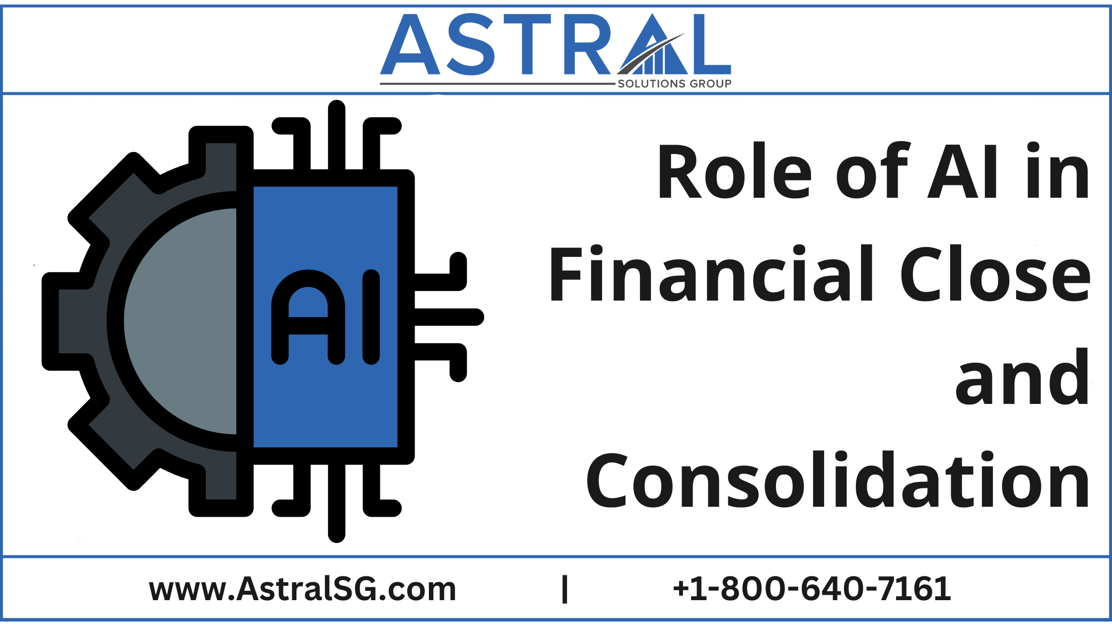 The Role of AI in Financial Close and Consolidation