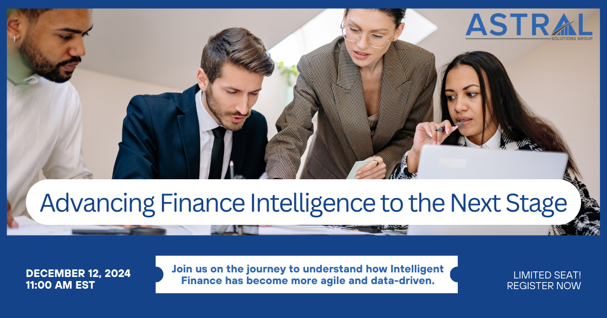 Invite – Advancing Finance Intelligence to the Next Stage Webinar on Dec 12th, 2024