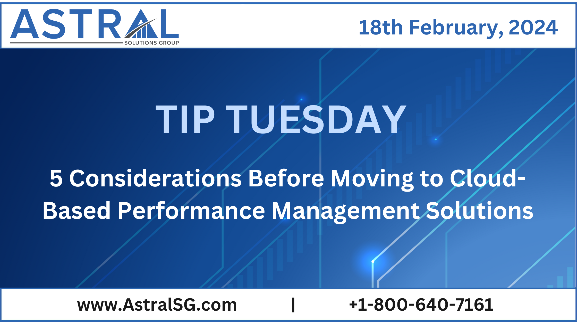 Tip Tuesday: 5 Considerations Before Moving to Cloud-Based Performance Management Solutions