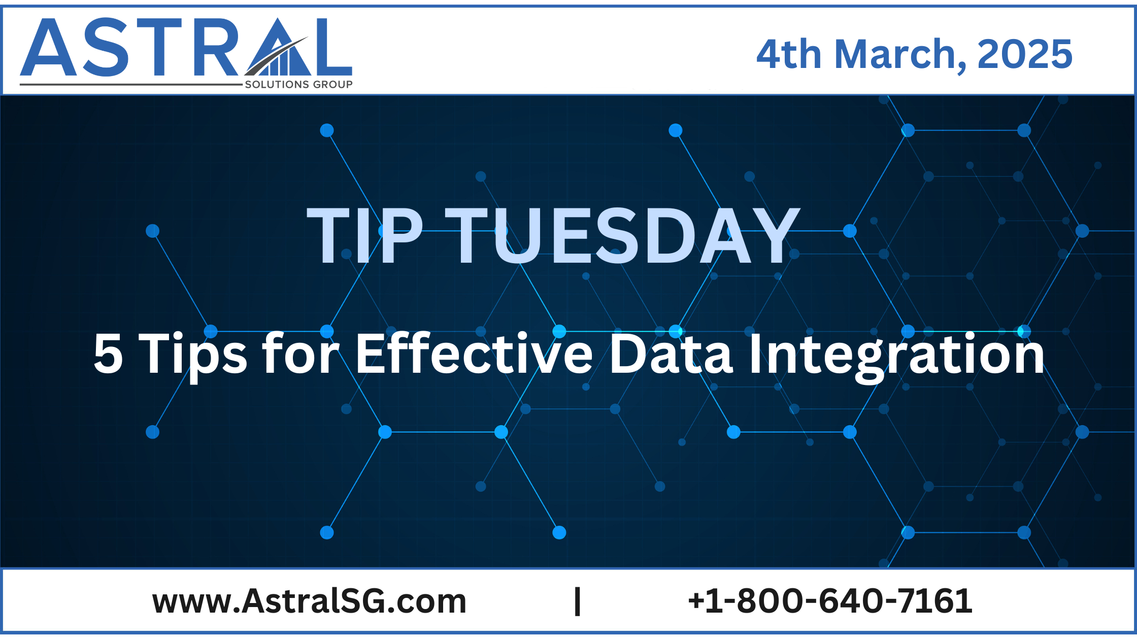 Tip Tuesday: 5 Tips for Effective Data Integration