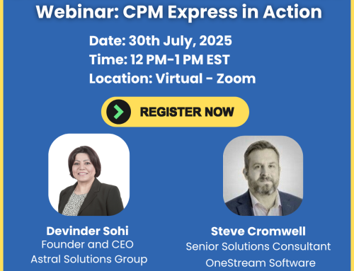 Invite – Streamline Finance Fast: CPM Express in Action Webinar on July 30th, 2025